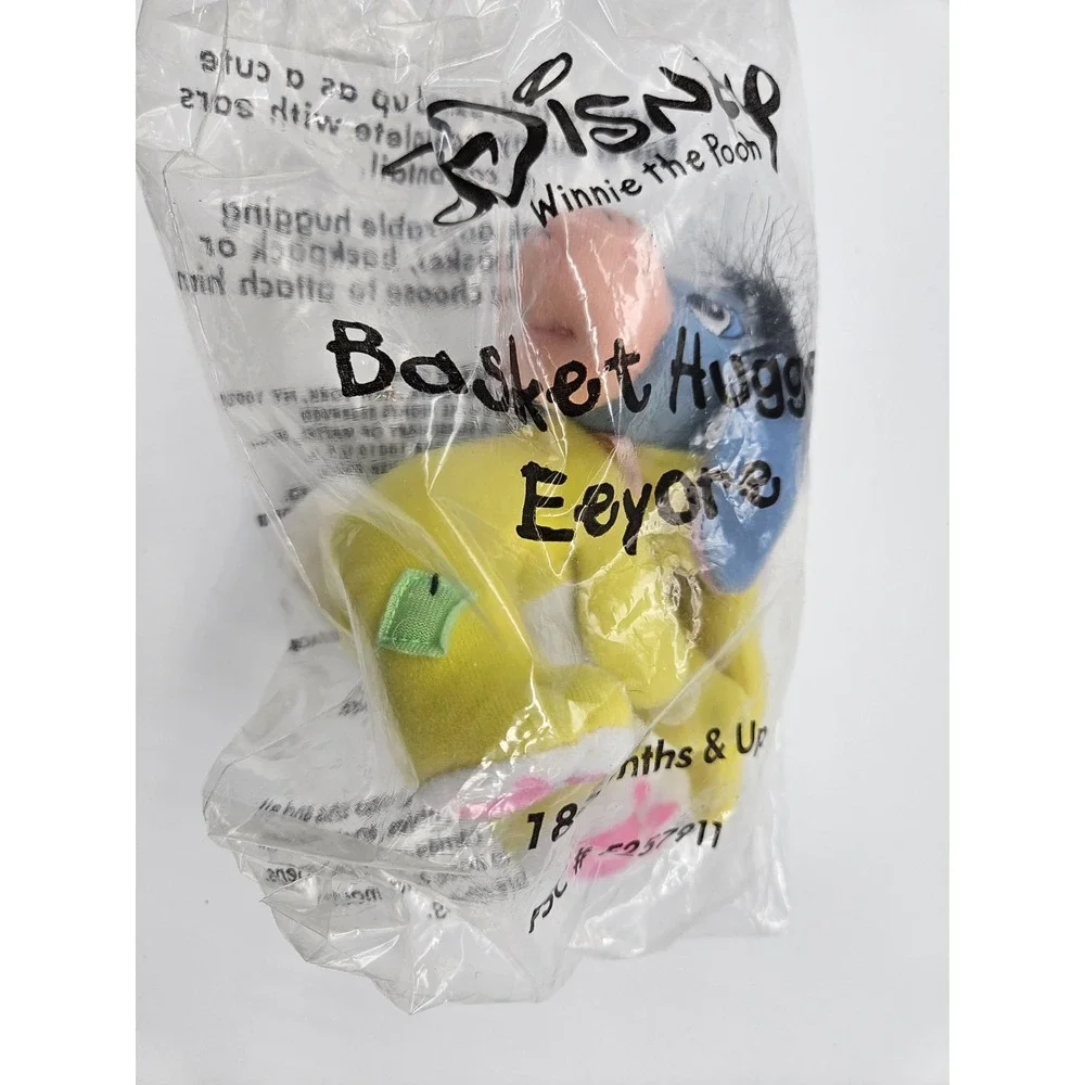 Disney Winnie the Pooh Eeyore Basket Hugger Plush New‎ in Package